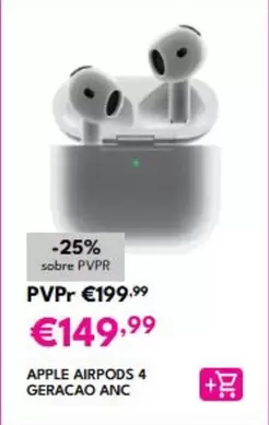 Apple - Airpods 4 Geracao Anc