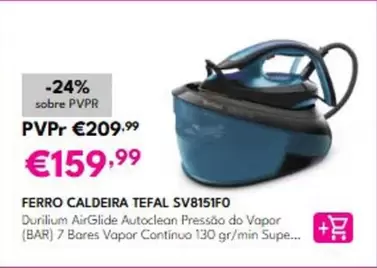 Tefal - Ferro Caldeira Sv8151f0