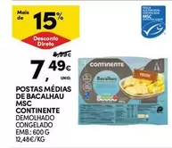 Continente - Postas Medias De Bacalhau Msc