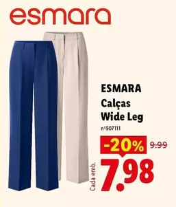 Esmara - Calças Wide Leg
