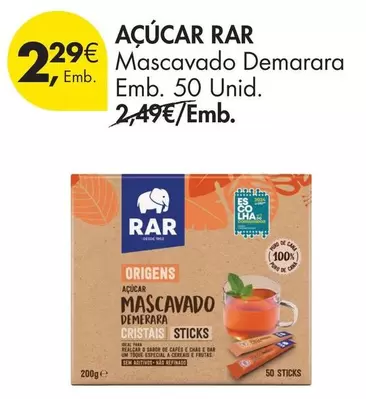 Pão de Açúcar - Mascavado Demarara Emb. 50 Unid.