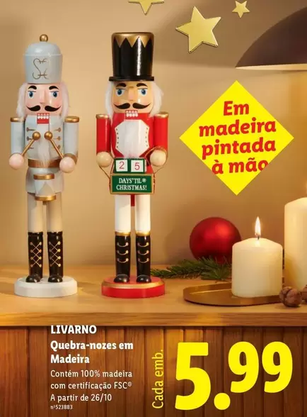 A+ - Quebra-nozes Em Madeira