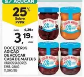 Casa de Mateus - Doce Zero% Adição De Açúcar