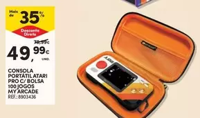 Consola Portatilatori Pro C/ Bolsa 100/gos My Arcade