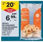 Continente - Miolo De Camarao 20/40 Selvagem