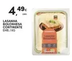 Continente - Lasanha Bolonhesa