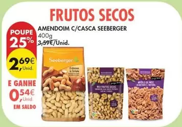 Seeberger - Amendoim C/Casca