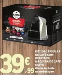 kaffa - Kit 100 Cápsulas De Café Com Oferta De Maquina De Cafe
