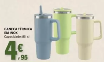 Caneca Térmica Em Inox