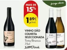 pingo doce - Vinho Dão Colheita Seleccionada
