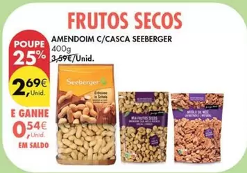Seeberger - Amendoim C/Casca