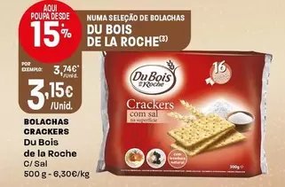 Du Bois De La Roche - Bolachas Crackers