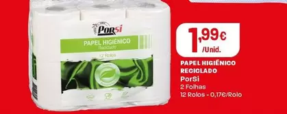 Porsi - Papel Higienico Reciclado