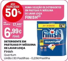 Finish - Detergente Em Pastilhas Para Maquina De Lavar Loica