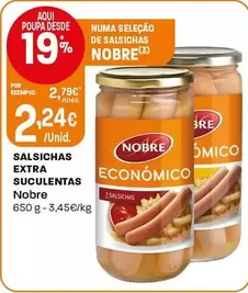 Nobre - Salsichas Extra Suculentas