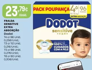 Dodot - Fralda Sensitive Extra Absorcao
