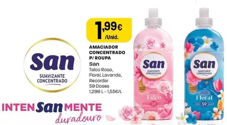 San - Amaciador Concentrado Para Roupa