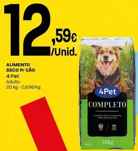 4 Pet - Alimento Seco P/ Cao