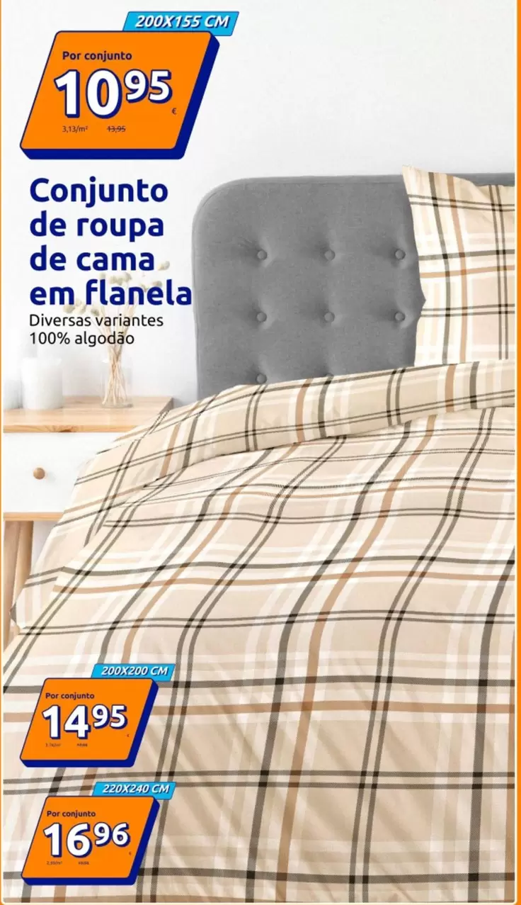 Conjunto De Roupa De Cama Em Flanela