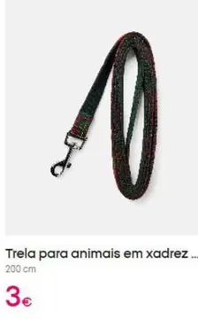 Trela Para Animais Em Xadrez