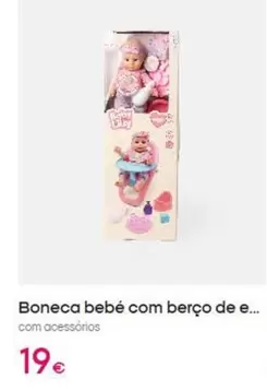 .Com - Boneca Bebé Com Berço De E...