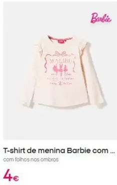 Barbie - T-shirt De Menina Com