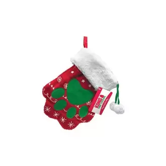 Meia Kong Holiday Paws LG