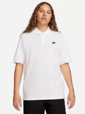 Polo Nike Club Branco Para Homem