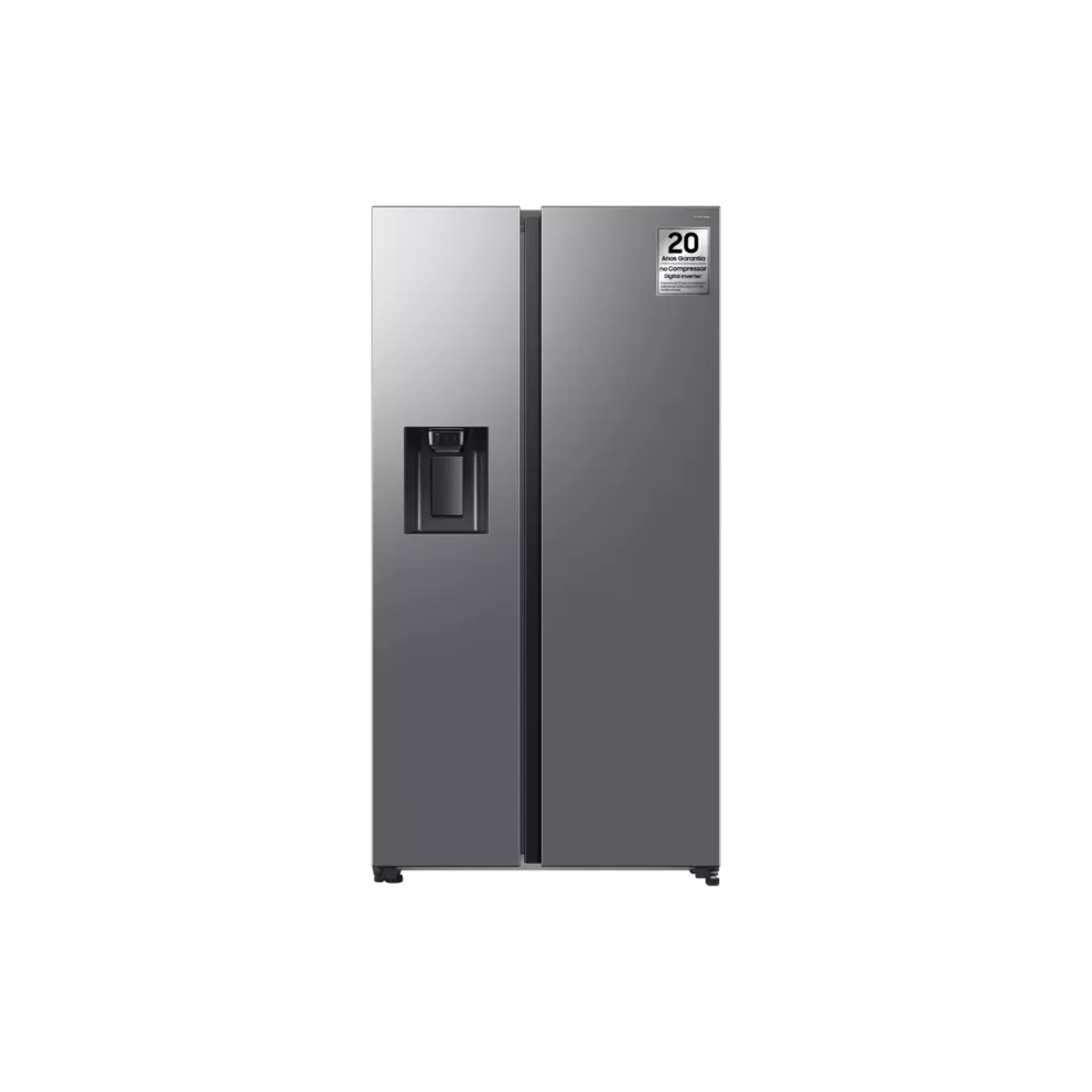 640L Frigorífico Americano Modo Energia IA SmartThings com Depósito de água, Inox