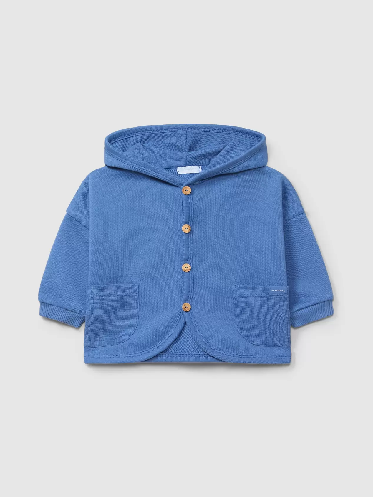 Plush hoodie jacket with pockets