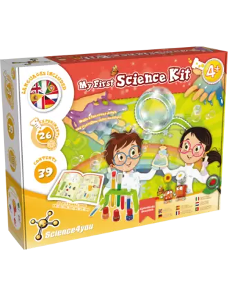 1º Kit de Ciências Multi - Jogo científico para crianças