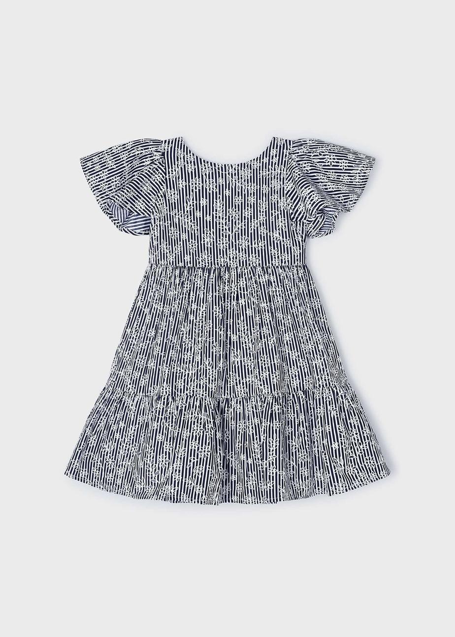 Vestido popeline menina