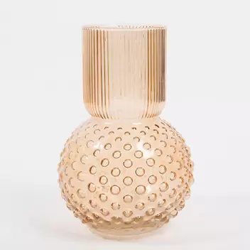 Jarra STRIPE DOT Âmbar D.19x30cm