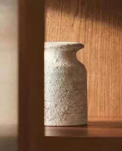 RECIPIENTE ORNAMENTAL CERÂMICA DIFUSORES EM STICKS BRANCO
