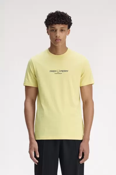 Fred Perry Sportswear T-Shirt Yellow Champion's Gold