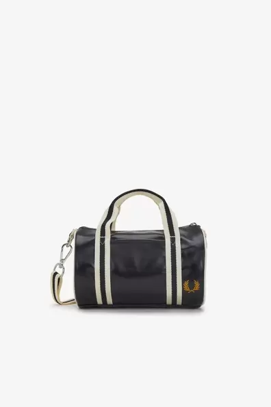 Classic Mini Barrel Bag Black Black / Ecru