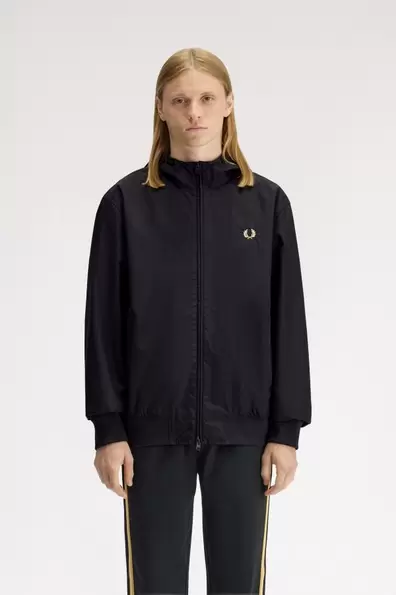 Hooded Brentham Jacket Black Black
