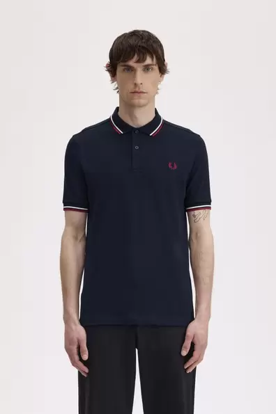 M3600 Navy Navy / Snow White / Burnt Red