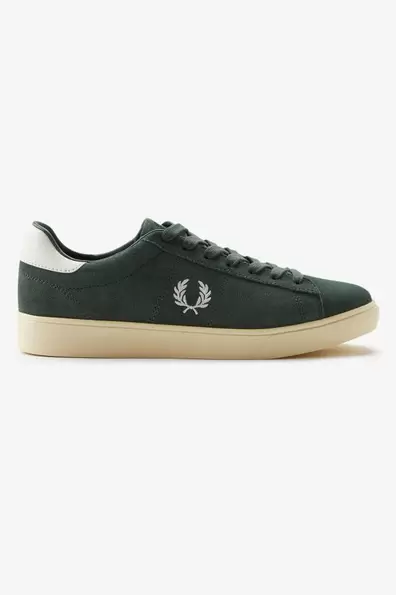 Spencer Suede Green Court Green