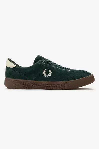 Tennis Shoe Suede Green Grassroots