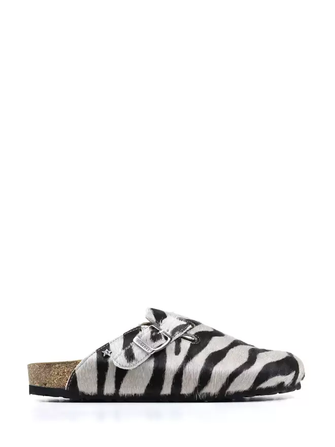 Maria Sandals in Zebra Animal Print