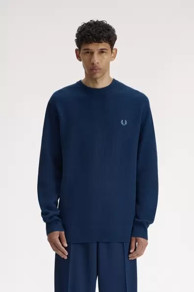 Textured Jumper Blue Tennis Blue