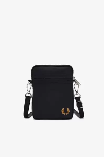 Brentham Small Side Bag Black Black
