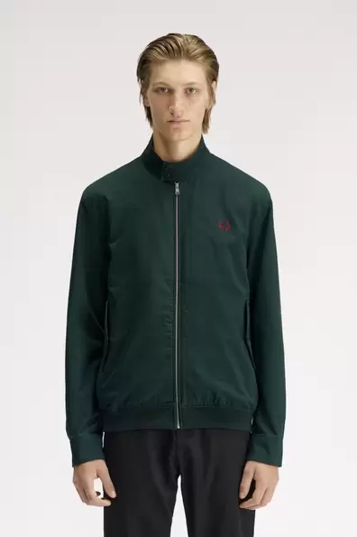 Twill Harrington Jacket Green Grassroots