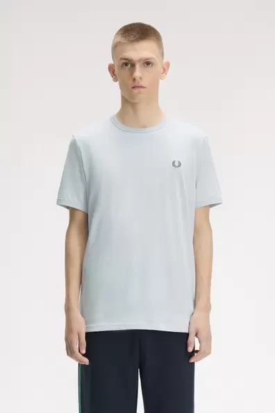Ringer T-Shirt Blue Dusky Blue
