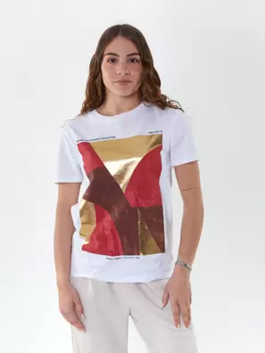 T-shirt Estampada 100% Algodão