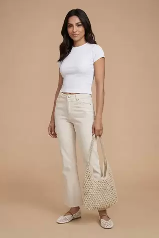 Petite Comfort Stretch Bootcut Jeans