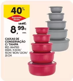 Caixas De Conservação C/tampa