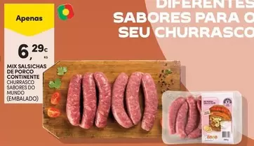 Mix -  Salsichas De Porco Continente