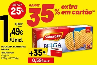 Saborosa - Bolocha Manteiga Belga